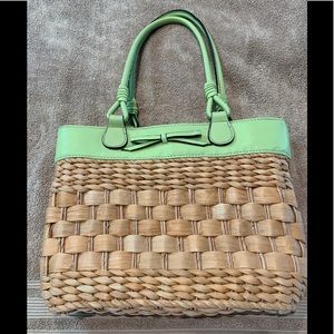 Liz Claiborne Straw Handbag